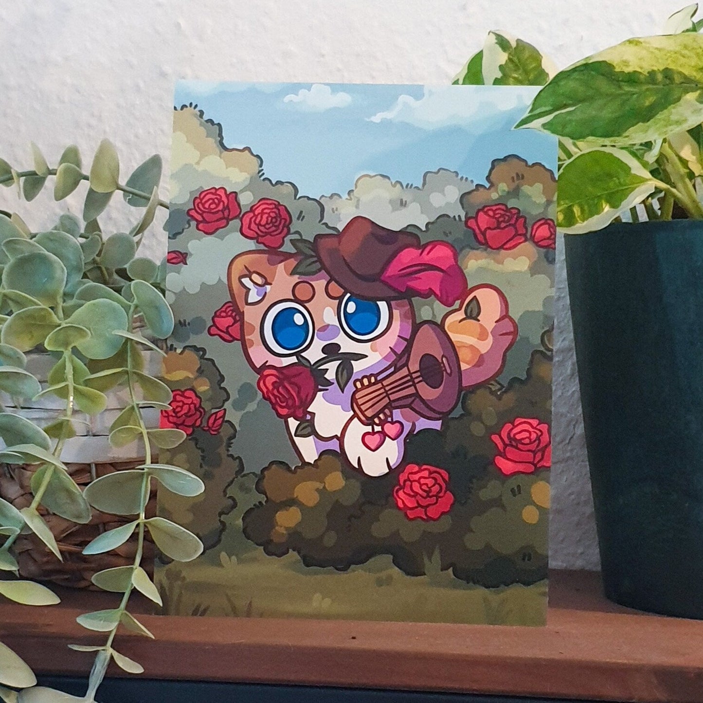 D&D Bards and Roses Art print