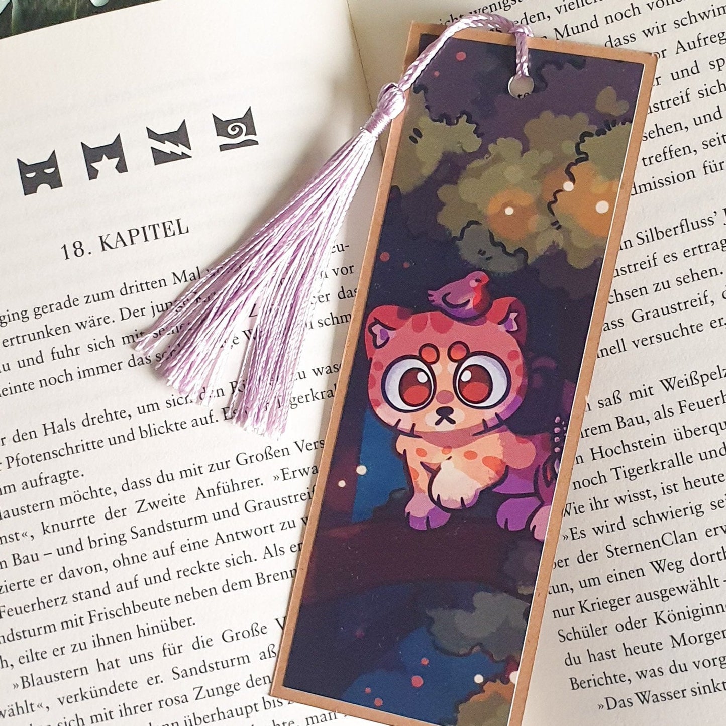 D&D Fantasy Cat Bookmark