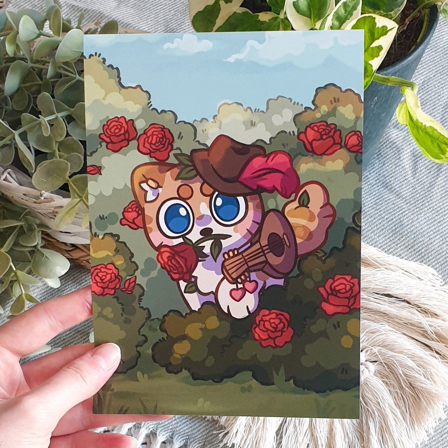 D&D Bards and Roses Art print