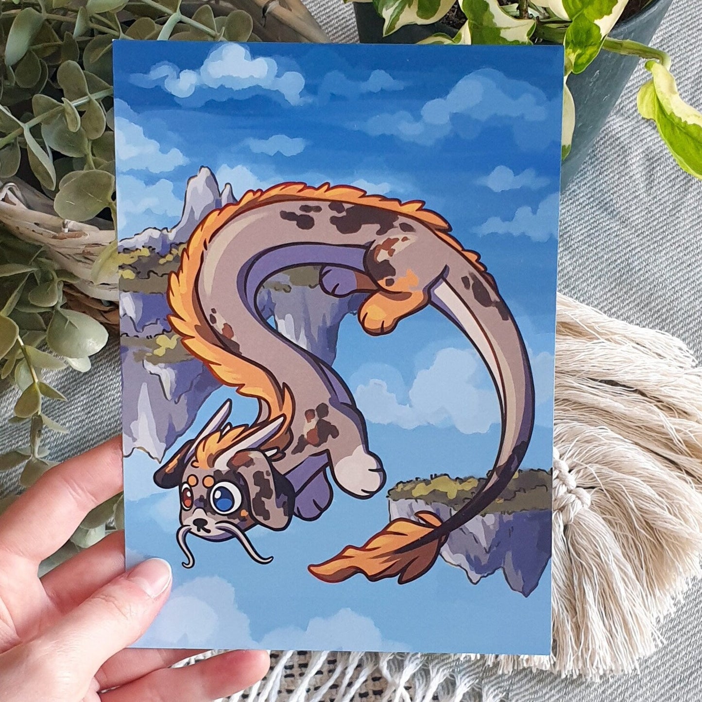 Asian Dragon Art Print