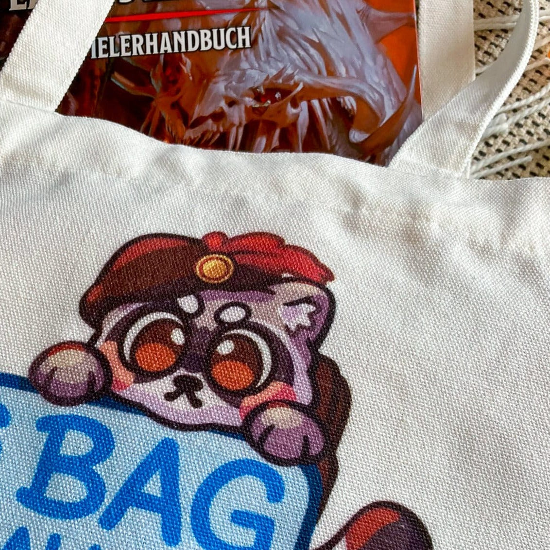 Racoon Merchant Totebag