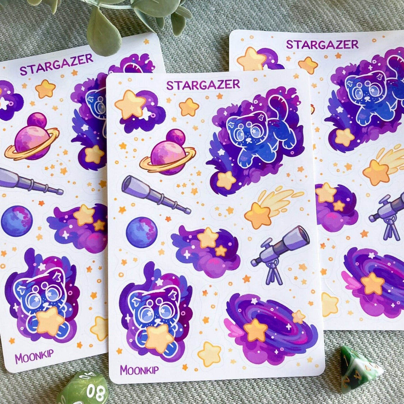 D&D Stargazer Sticker Sheet