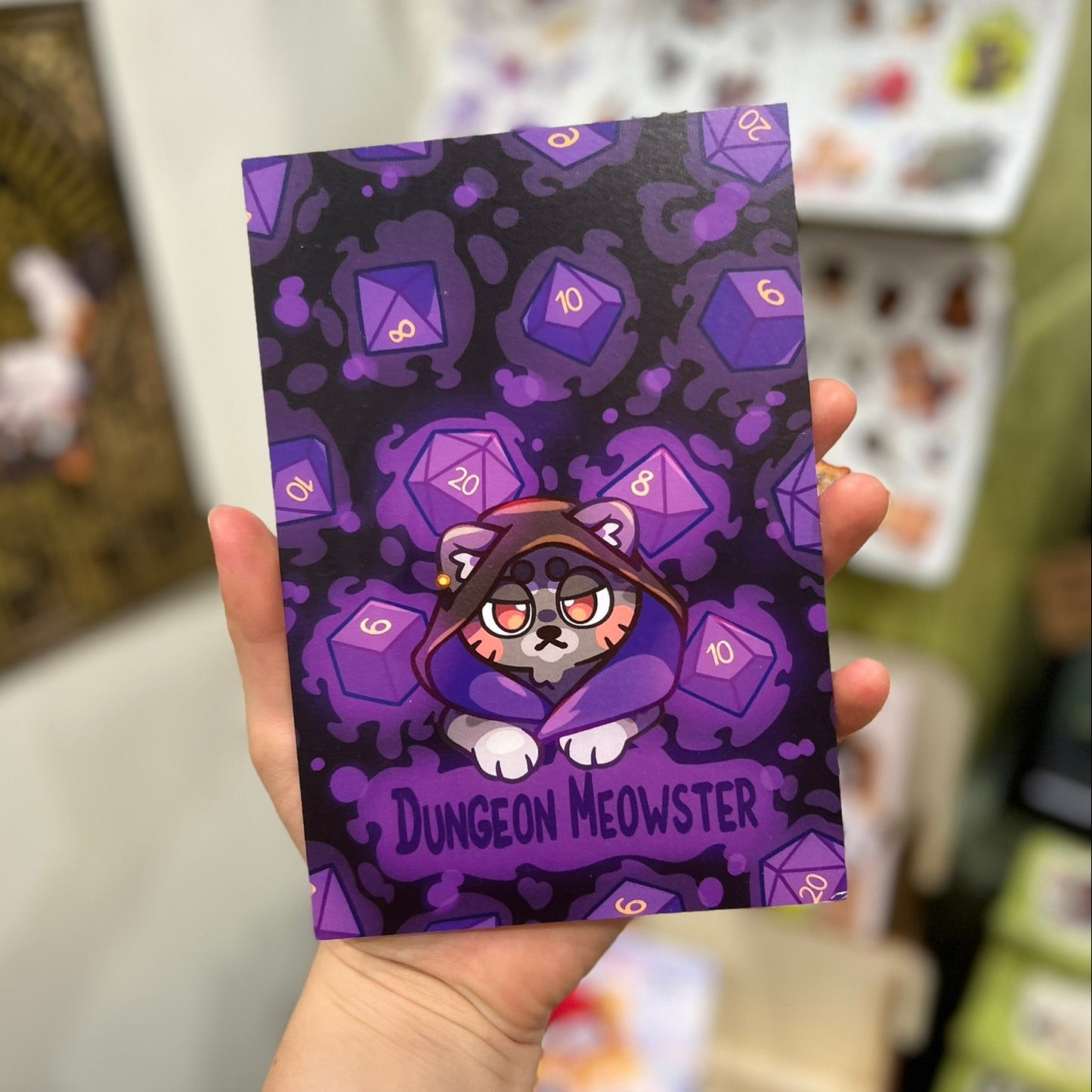 Dungeon Meowster Art print