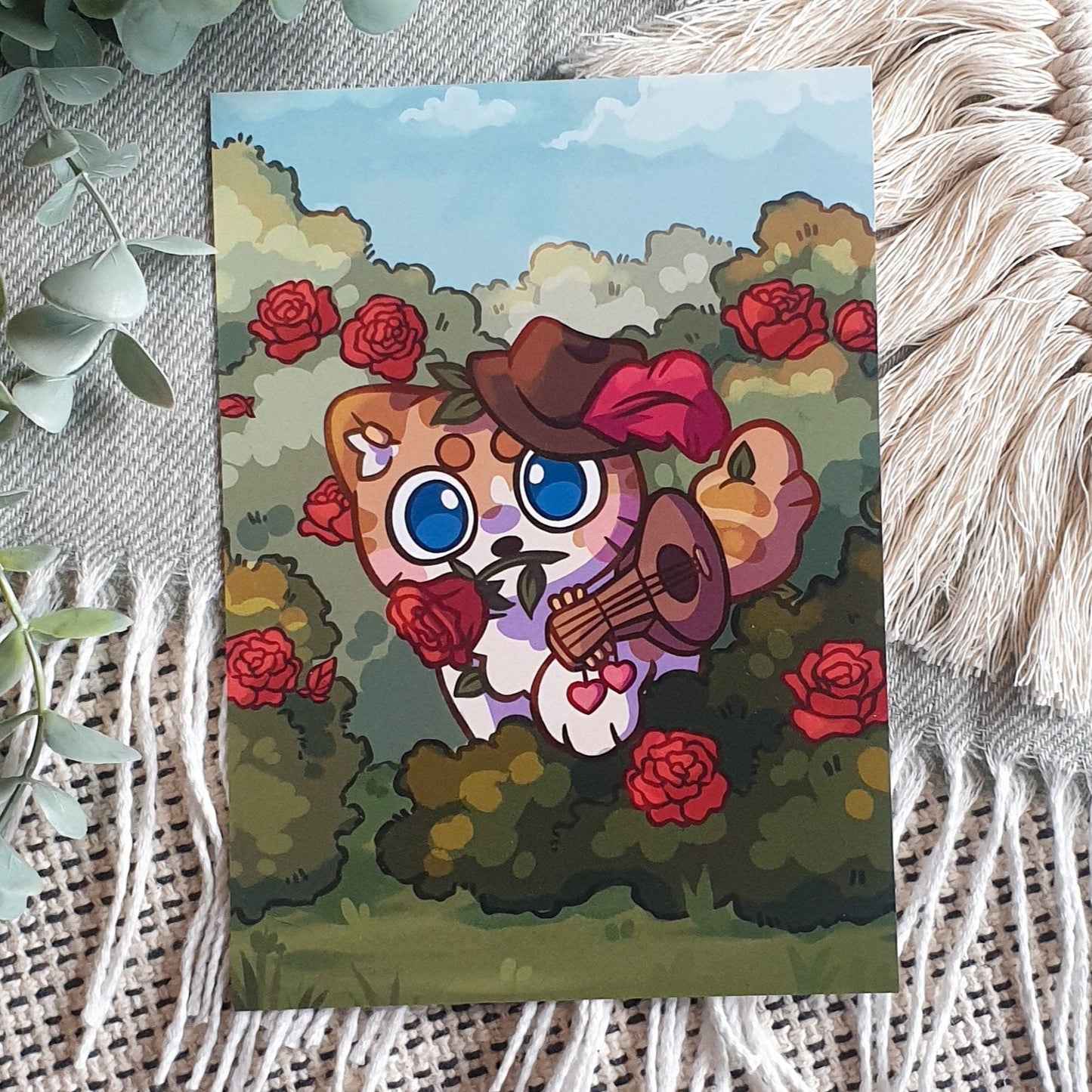 D&D Bards and Roses Art print